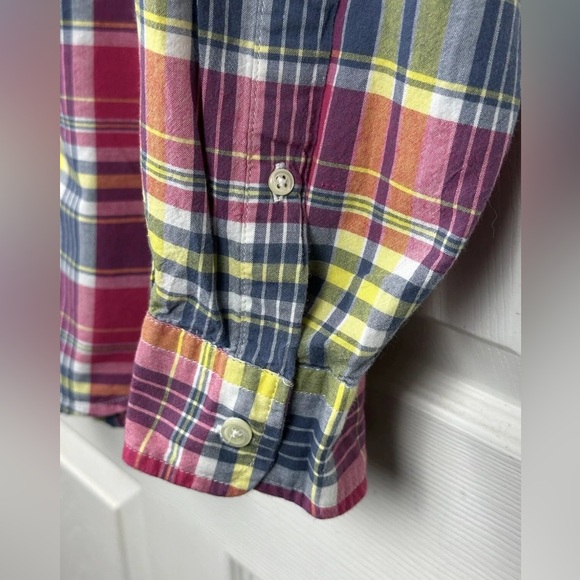 Brooks Brothers 346 The Original Polo Shirt Long Sleeve Plaid Men’s Size XL - Picture 2 of 4